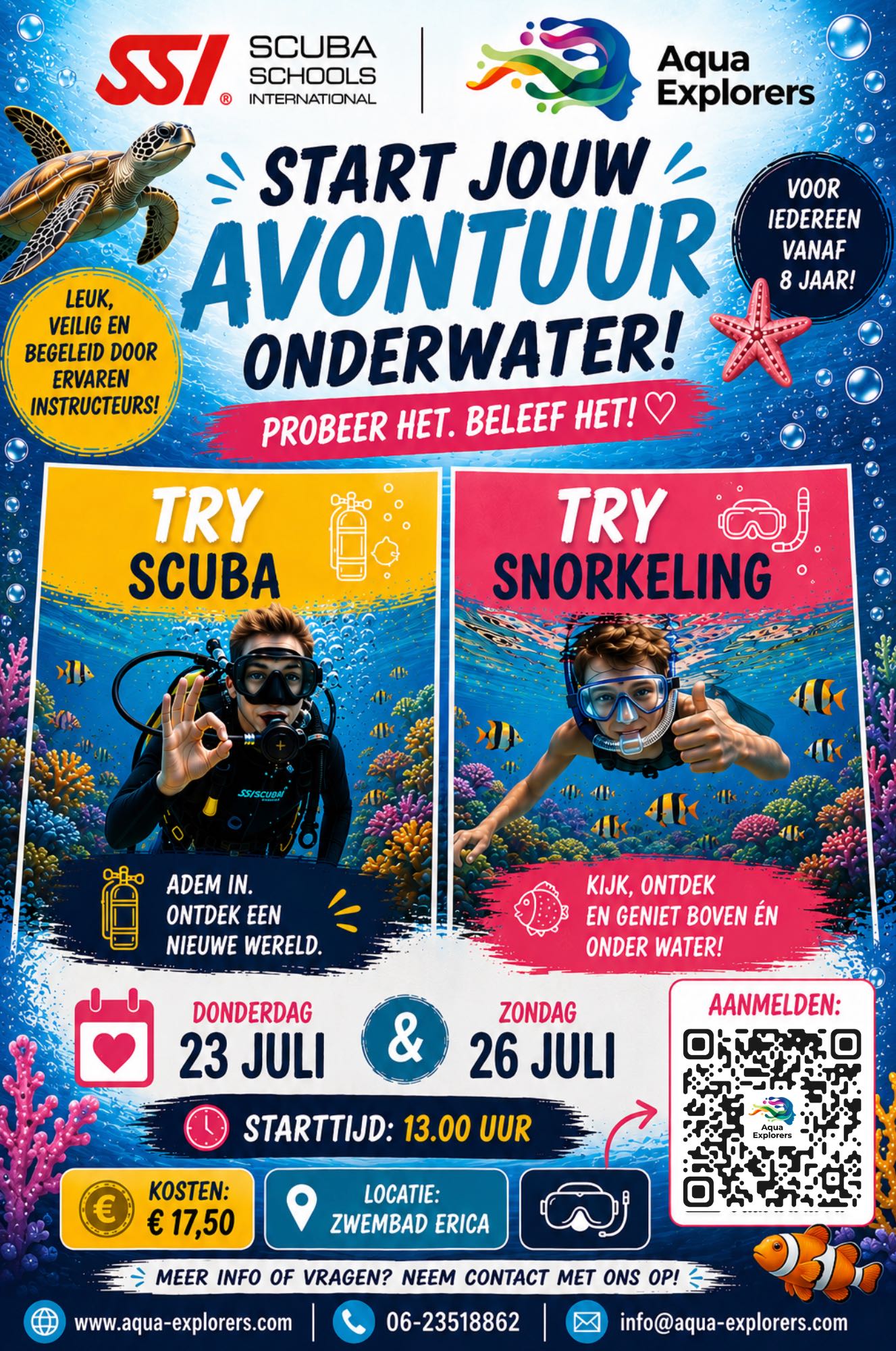 Try Scuba en/of Try Snorkeling